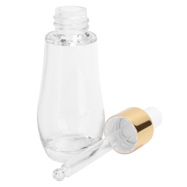 4 st tomma eteriska oljeflaskor, påfyllningsbara PETG 30 ml, reseparfymbehållare