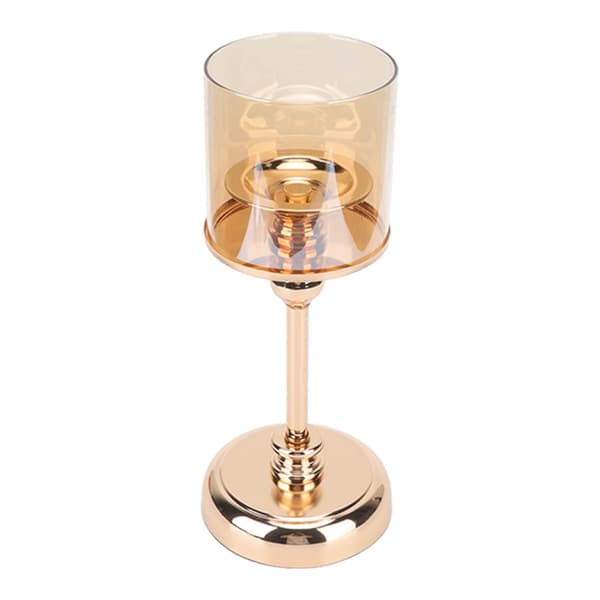 Fransk Ljusstake, Champagne Guld, Romantisk Middagsbordsdekoration