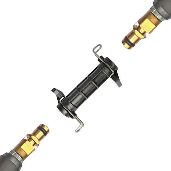 Karcher K-serie Quick Connect Forlænget Kobling, Sort, 9,5 cm, PA & Rustfrit Stål, Lækagesikker