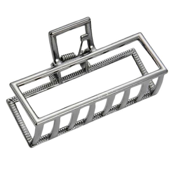 Stilfuld hårklemme til kvinder med tykt hår - Sort rektangeldesign 6 Pcs