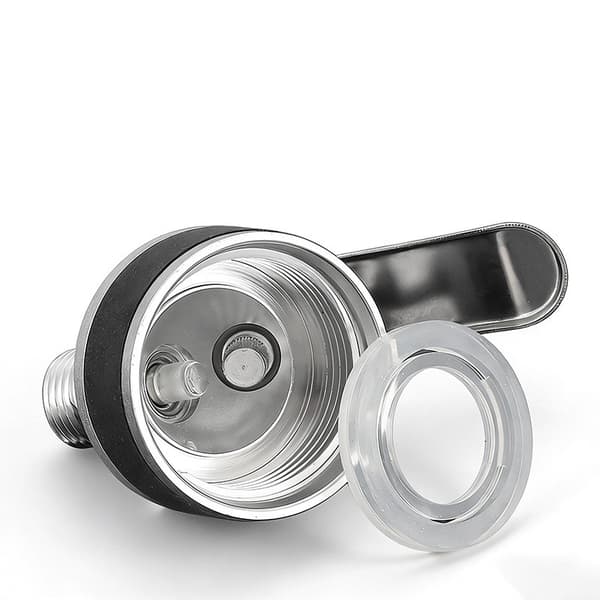 Flødedekorationspistol i rustfrit stål, 500 ml/1000 ml, manuel skummaskine til kagebagning og koldbryg