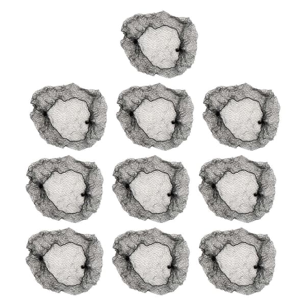 4x 10 Stykker, Usynlige, Hårnet, Usynlige, Mesh Elastisk Kant Hårnet, Mesh Net