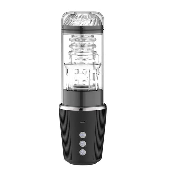 Vibrator med 7 vibrations-, 5 rotations- og 5 sugefrekvenser, silikone, USB-C, sort