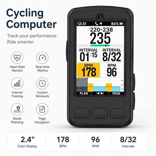 Silikoneetui til Wahoo ELEMNT BOLT V3 & BOLT3, Cykelcomputercover, Stødsikkert, Sort