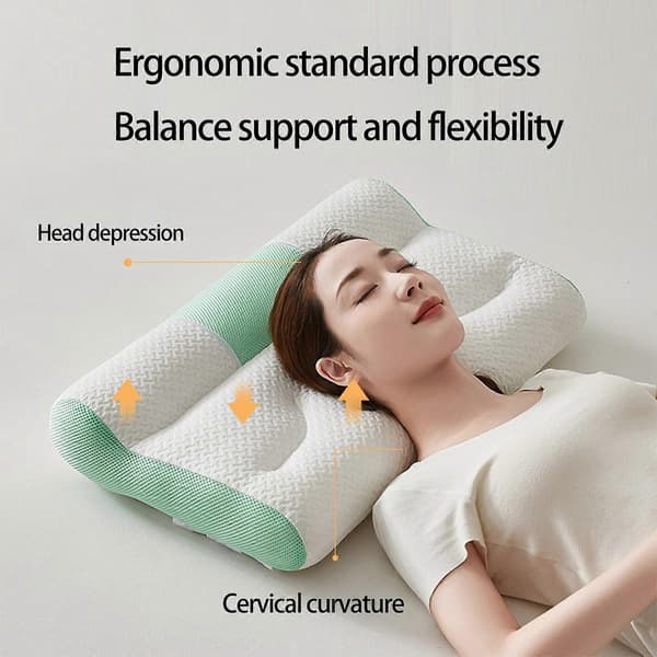 Cervikal kudde för nacksmärta, minnesskumkuddar, nackkudde för sovande sidor, sovkuddar för vuxna, ergonomisk kudde för sidan