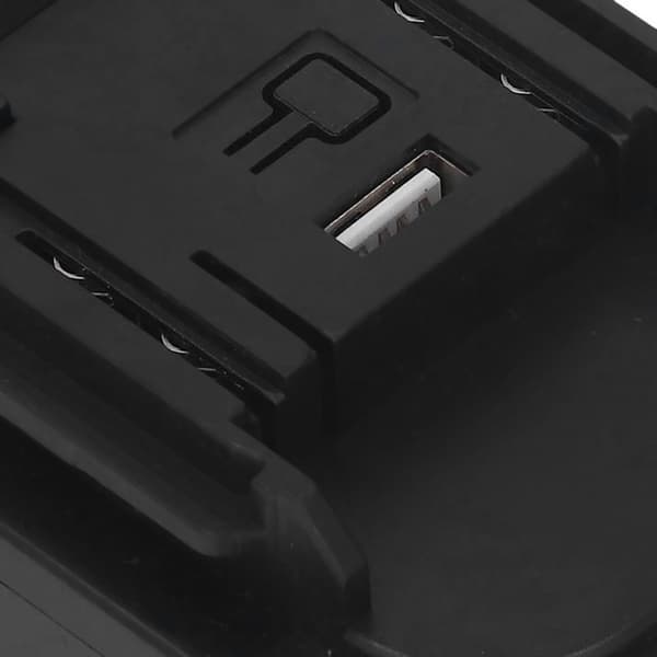 18V til 20V Batteriadapterkonverter, ABS med USB, til Elværktøj