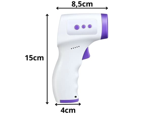 Berøringsfrit Infrarødt Termometer, Digitalt LCD, Pande, til Børn og Voksne, Feberdetektion