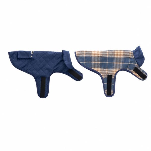 Vandtæt vendbar hundejakke til mellemstore og store hunde, efterår/vinter kæledyrfrakke, polyester