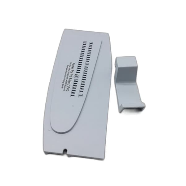 PS-konsol- og controller-ladestation, holder til gamingtilbehør, hvid, 26x26x6cm