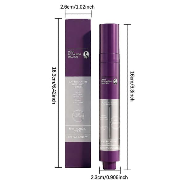 1~5ST DR.Groot Hårförtjockningsserum mot Håravfall, Rosmarin Hårväxt Roll On Serum 15ML 2026 1PC