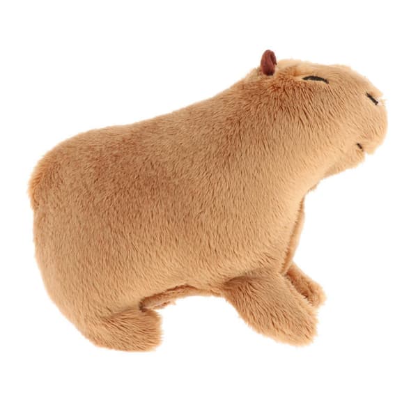 3x Vilde Capybara Legetøj-- Dyresimulering, Dekorativ Blød