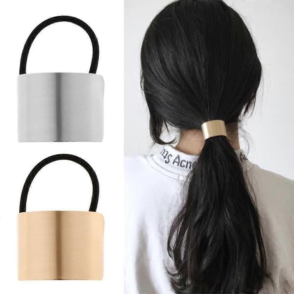 10-25 stk. Hår Elastik Cover Metal Wrap 10 Pcs