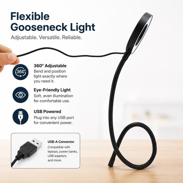 LED 3-färgs växtlampa, justerbar USB-driven, för inomhusträdgård, 5V