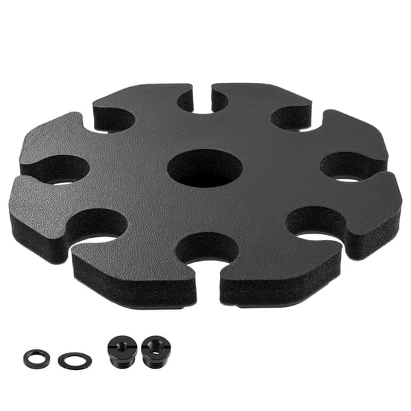 Multimikrofonholder med 8 opbevaringspladser og stativadapter, kompatibel med Shure, Rode