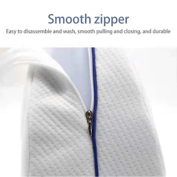 Hjerteformet benpude med memoryskum, langsom rebound, vaskbar bandage benpude Gray