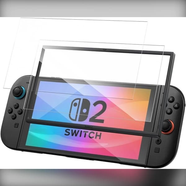 AG Matt Härdat Glas Skärmskydd 3-pack för Switch 2, Antireflex, Reptålig