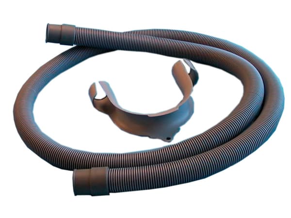 Avloppsslang 4000 mm med 19 mm & 22 mm kopplingar för kranvask