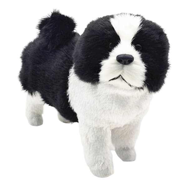Simulering Border Collie Bedårande för Heminredning Leksak Småbarn