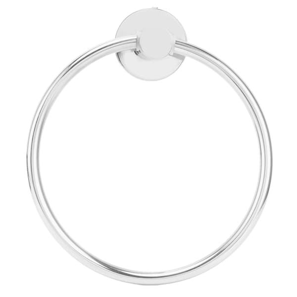 Håndklædering i rustfrit stål, rustfri retro badeværelseshåndklædering, blank finish