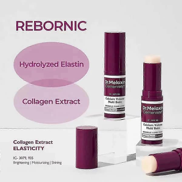 Dr.Melaxin Cemenrete Calcium Volume Multi Balm Rynke Core Stick K-beauty 3pcs