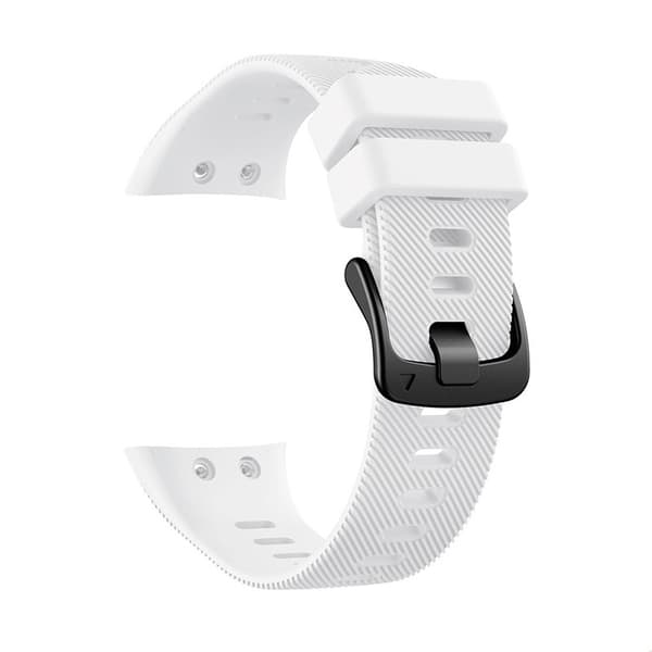Silikonarmband för Garmin Swim 2 / Forerunner 45, Vit, Andningsbart, Justerbart