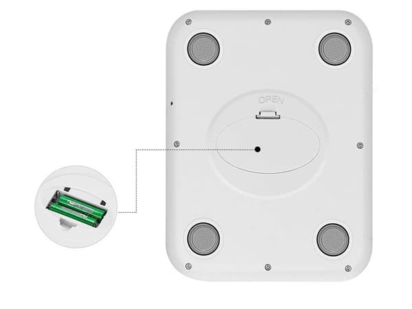 Digital köksvåg 5kg/1g, smart matvåg med LCD-display, kaloriräkning, Bluetooth-app