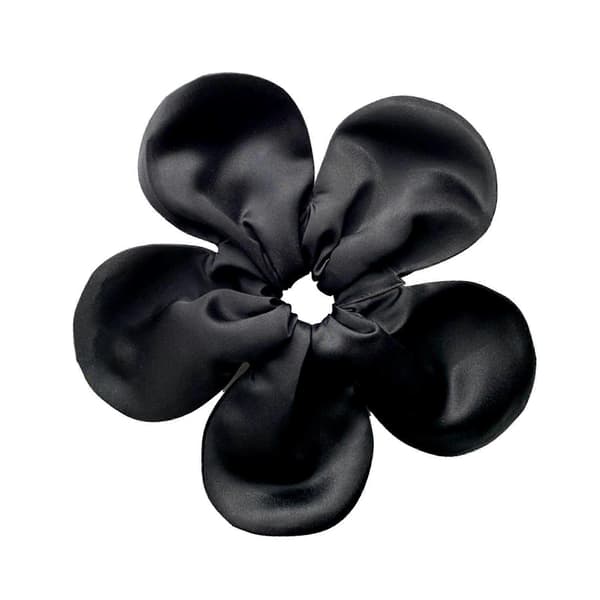 Hårstrikker Hestehaleholder Mykt Stort Hodebånd Lett Hårstrikk Elastisk black