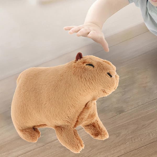 3x Vilde Capybara Legetøj-- Dyresimulering, Dekorativ Blød