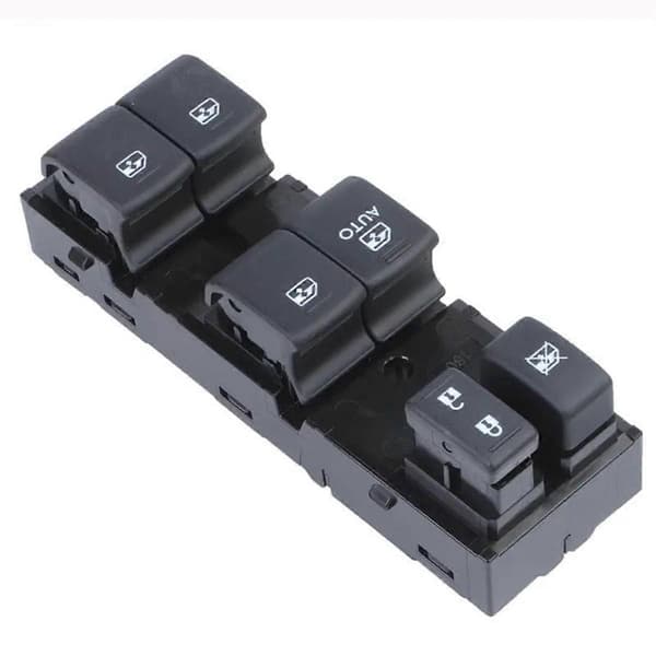 LHD Front Venstre Elektrisk Vindusheis Kontrollbryter Knapp For Black
