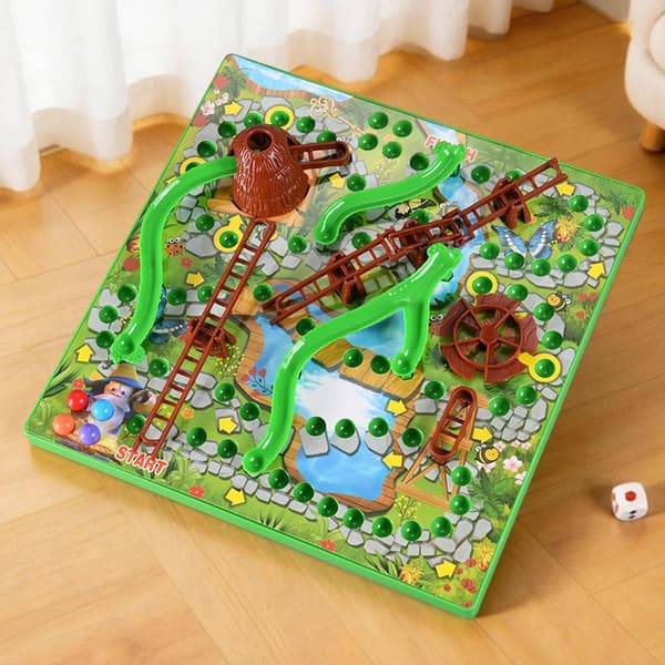 3D Ormar och Stegar Brädspel, Kreativt Pussel, Förälder-Barn Interaktiv Stridsleksak