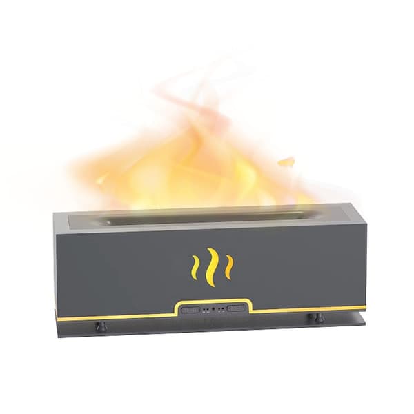 Flamme Aroma Diffuser, Udhulet, Smart LED Lampe, Simulationsflamme, Æterisk Olie Luftfugter