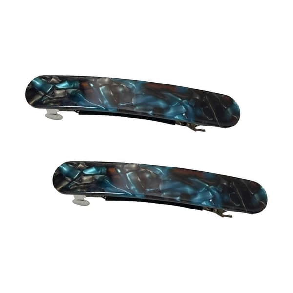2x Hårspænder til kvinder, lette, til kvinder, piger, gaver, klassiske hårklemmer 8.3cm