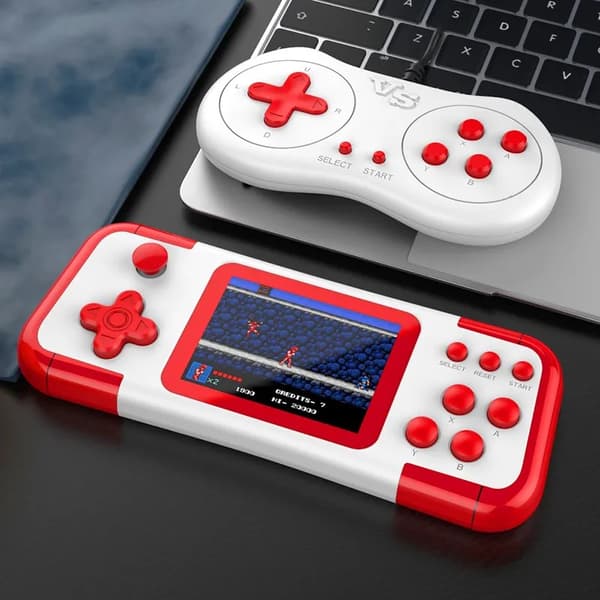 500-i-1 Bärbar Spelkonsol, A15, 3,0\" Skärm, Lång Batteritid, Retrogaming