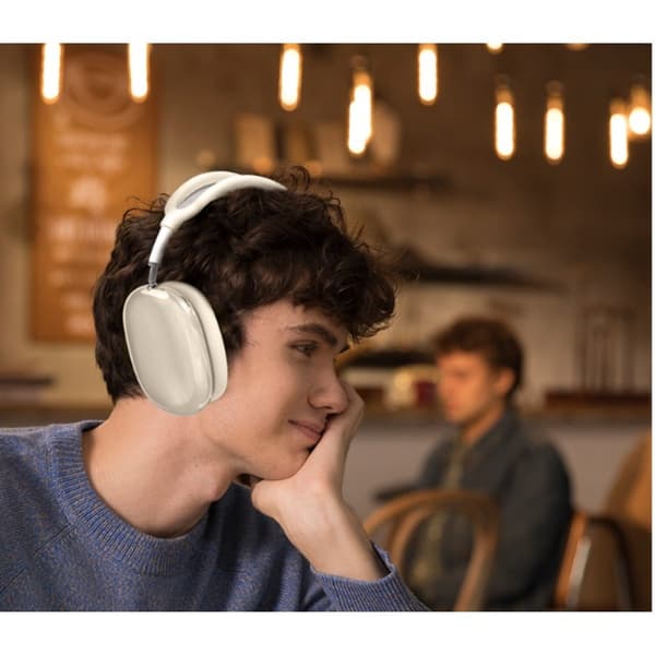 Silikondeksel til AirPods Max 2, 4-delt sett, Starlight, Vaskbart, Ripebestandig