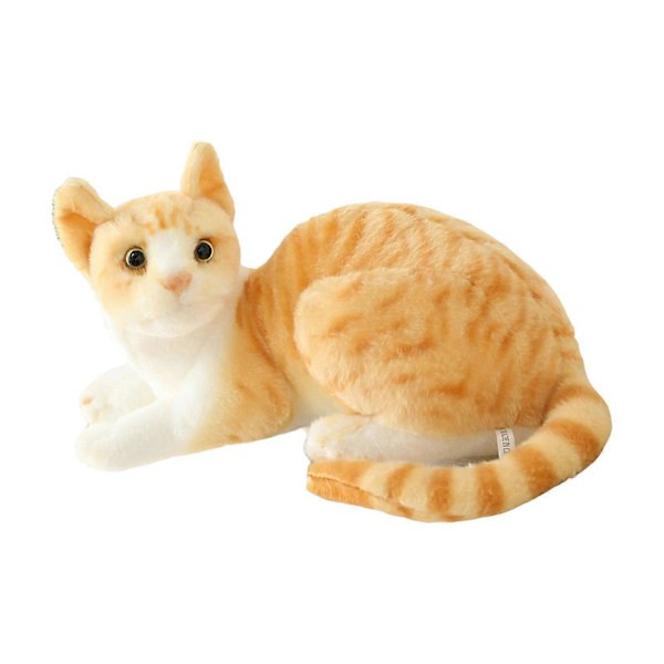 2x Kat Legetøj Ornament Håndværk Dyr Polstring til Børn Piger Børnefødselsdag