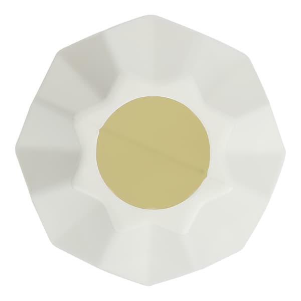 Geometrisk Keramiklook Plastblomvas, Minimalistisk Stil för Vardagsrumsbord