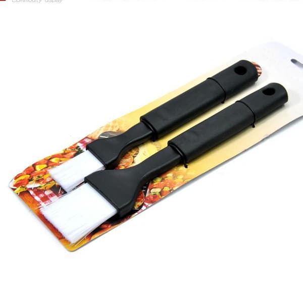 2-pack silikonbakpensel för bakning, pensling, grilloljepensel
