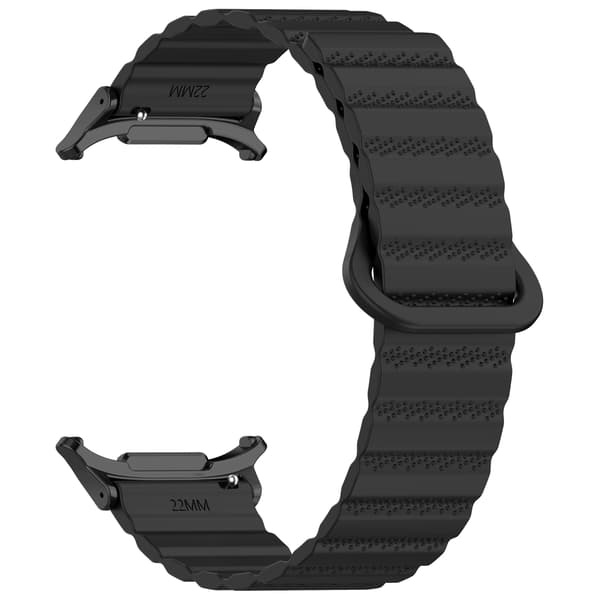 Magnetisk rem til Samsung Galaxy Watch Ultra, silikone, sort