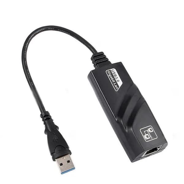 USB 3.0 Ethernet-adapter, Gigabit RJ45, 10/100/1000 Mbps