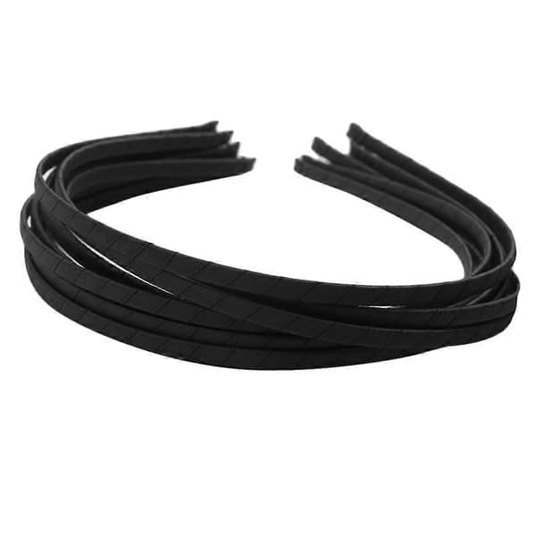 10 stk. Hårelastikker, sateng scrunchie pannebånd hårbånd elastisk chouchous hår Black