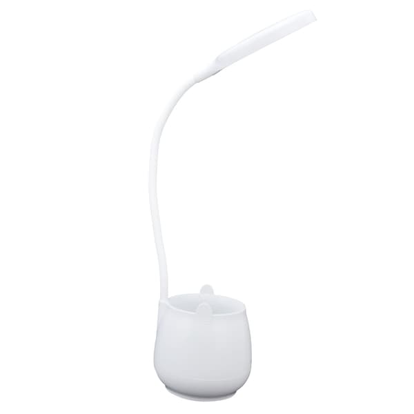 Flexibel LED-bordslampa med pennhållare, plast, 5V, för bordsbelysning