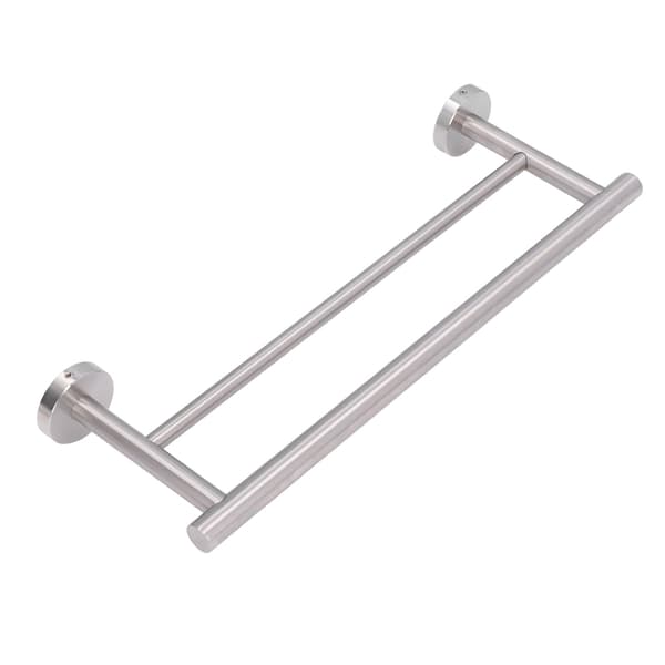 Dobbel håndklestang, rustfritt stål, moderne stil håndkleholder for baderom