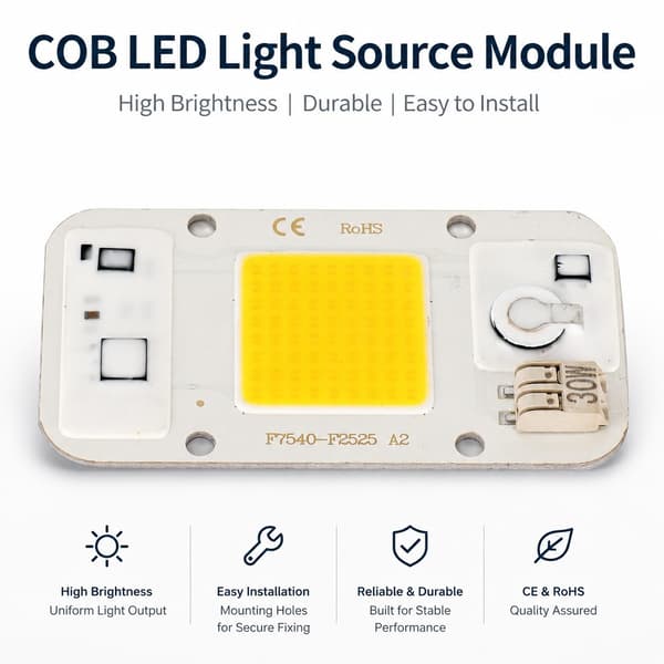 30W LED-chip integrert lampeperle, høytrykksfri drift, for plantelys