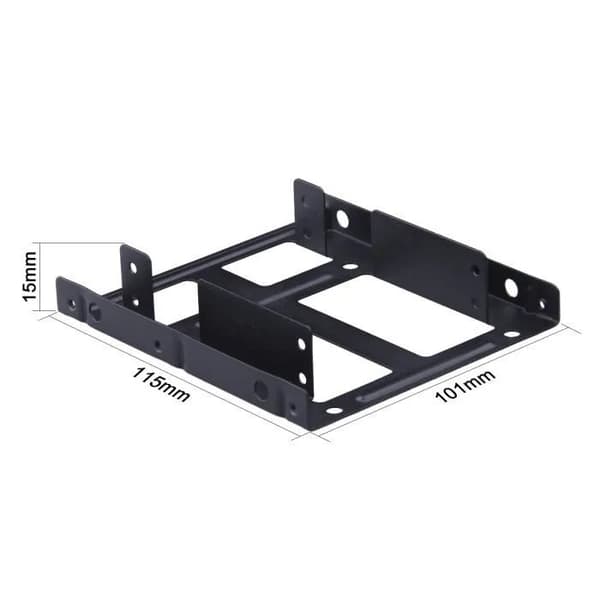 2,5 tuuman – 3,5 tuuman SSD/HDD-asennussarja, sisältää SATA-data- ja virtakaapelit