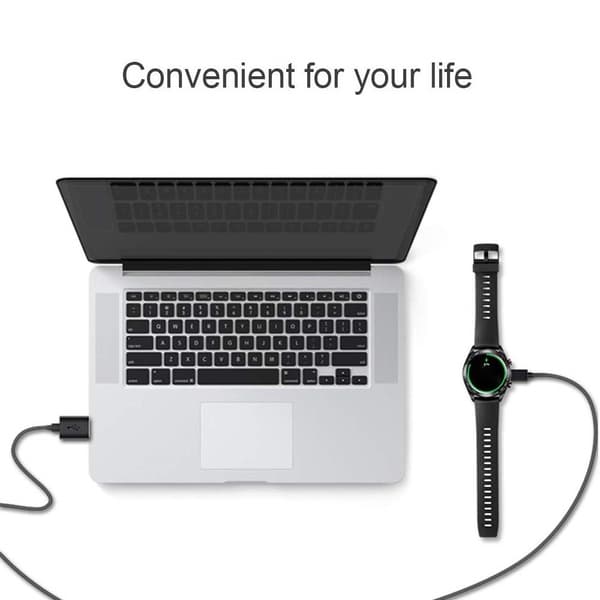 Oplader til Huawei Watch GT & Honor Magic Watch, Magnetisk Trådløs Ladestation, Sort