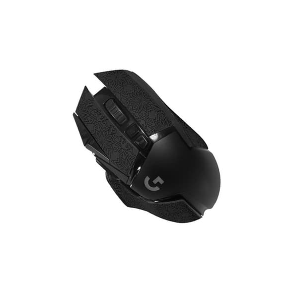 Grepptejp för Logitech G502 Mus, Halkfria PU-grepp, Svart