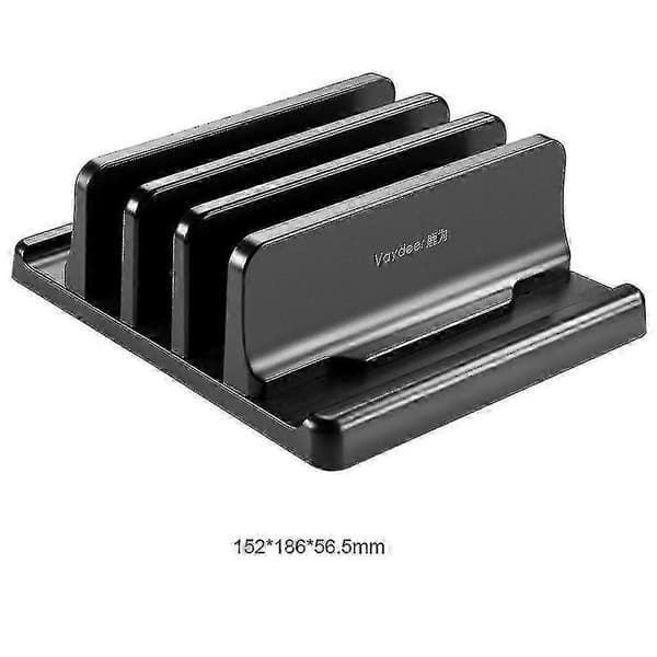 Vertikal Laptop Stand til Skrivebord - Pladsbesparende Computerholder