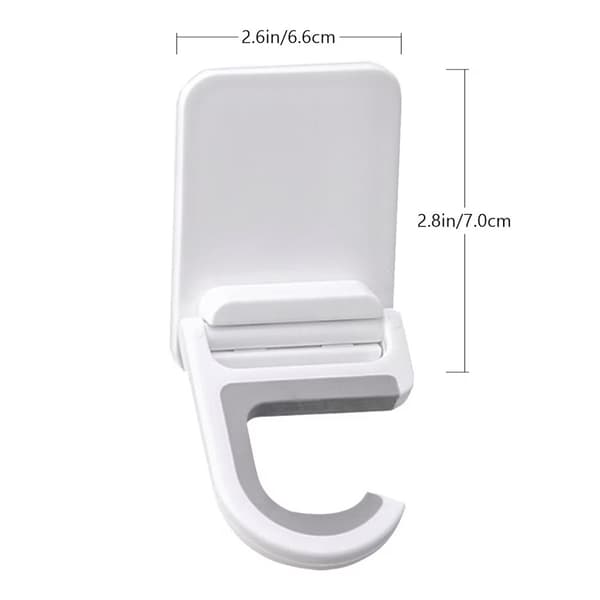 3-pack självhäftande mopphållare för väggmontering, borrkrokar för kvastar, hemorganisering