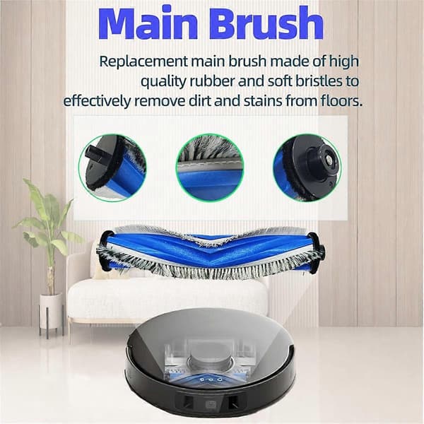 Reservedele Tilbehørssæt til ECOVACS DEEBOT T30S/ T30S Combo Robot Støvsuger Børste Fil