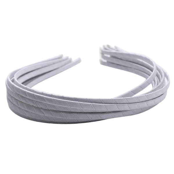 10 stk. Hårelastikker, sateng scrunchie pannebånd hårbånd elastisk chouchous hår White